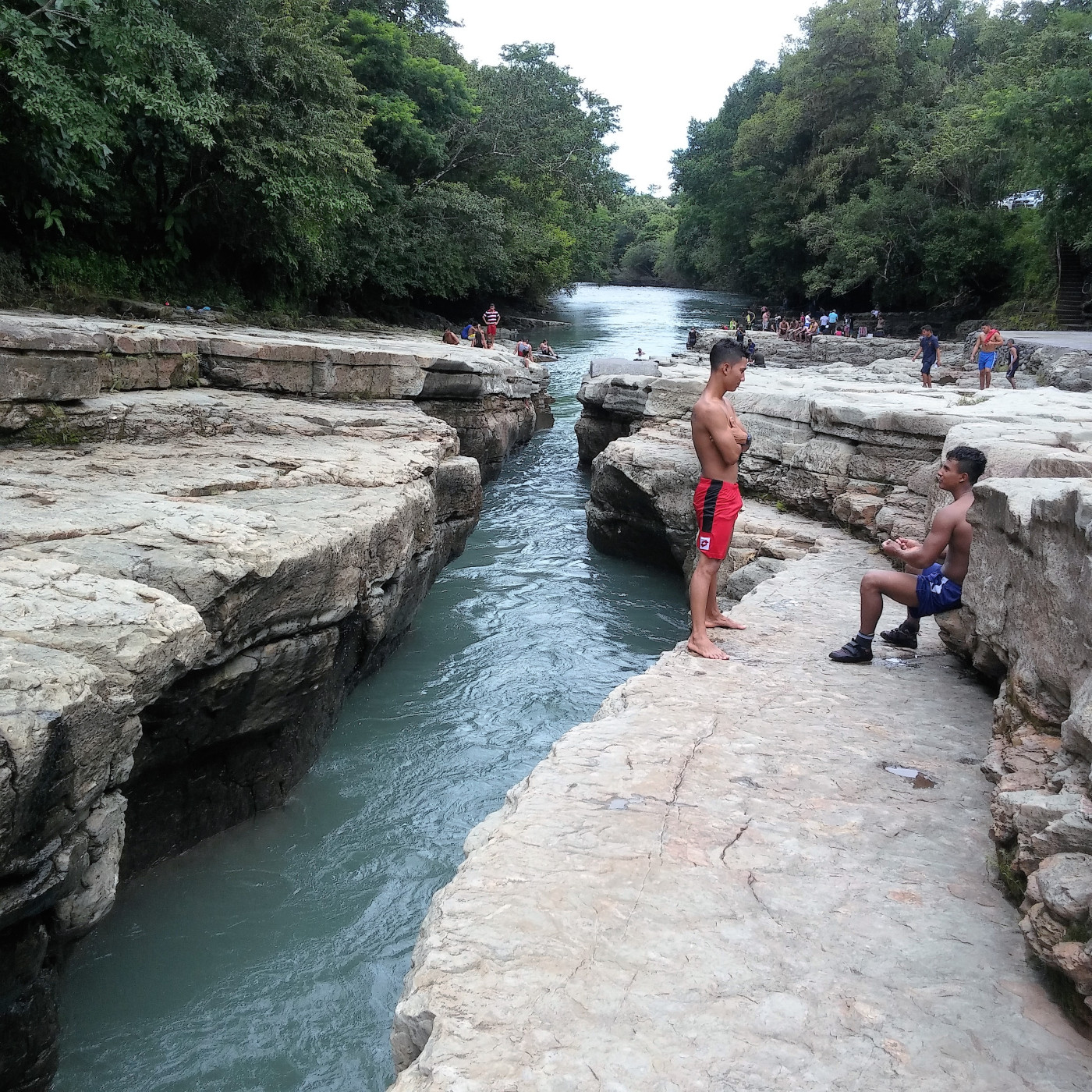 Los Cangilones: balneario natural